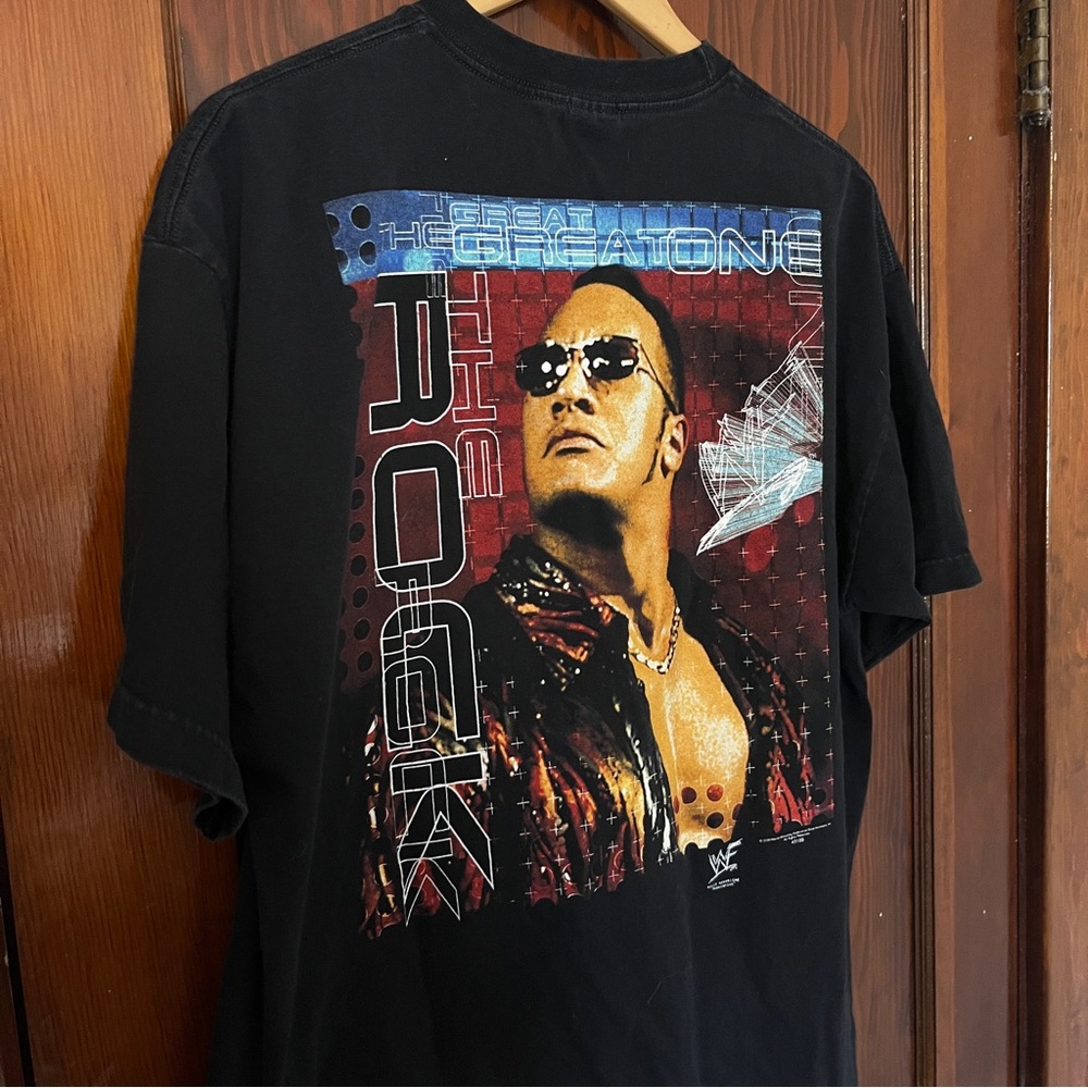 Vintage (2000) The Rock WWF Shirt!